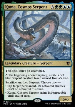 Magic The Gathering TCG Koma, Cosmos Serpent (MKC 0213)