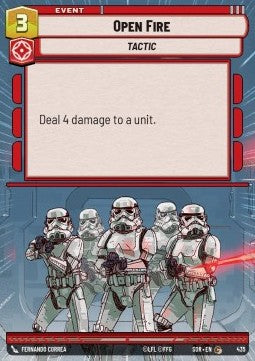 Star Wars Unlimited Open Fire (SOR 435)
