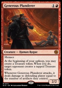 Magic The Gathering, Generous Plunderer (BIG 0011)