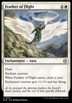 Magic The Gathering TCG Feather of Flight (BLB 0013)