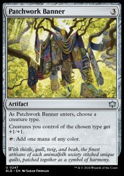 Magic The Gathering TCG Patchwork Banner (BLB 0247)