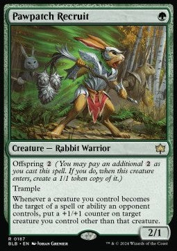 Magic The Gathering TCG Pawpatch Recruit (0187)