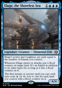 Magic The Gathering TCG Eluge, the Shoreless Sea (BLB 0049)