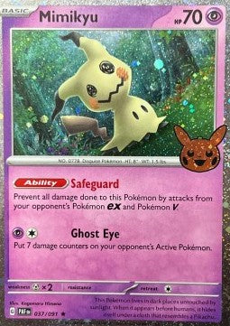 Pokemon TCG Mimikyu (BOO24 PAF 037)