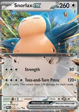 Pokemon TCG Snorlax ex (PRE 076)