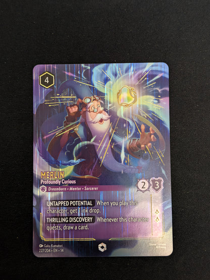 Lorcana TCG - Merlin - Profoundly Curious - Enchanted 227/204