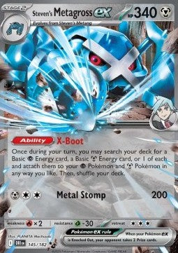 Pokemon TCG Steven's Metagross ex (DRI 145)