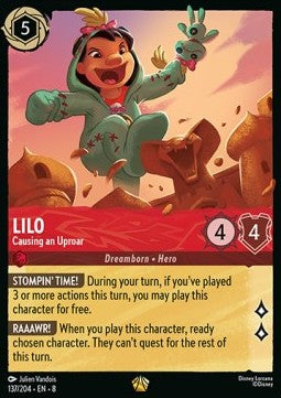 Lorcana TCG - Lilo - Causing an Uproar - Legendary 137/204