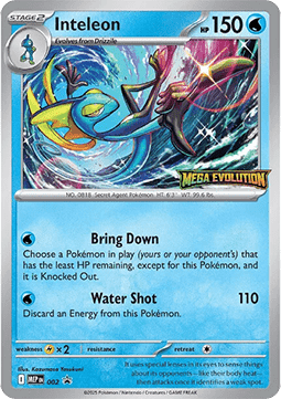 Pokemon TCG Inteleon (MEP 002)
