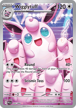 Pokemon TCG Wigglytuff (PFL 105)