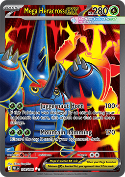 Pokemon TCG Mega Heracross ex (PFL 108)