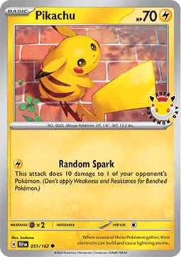 Pokemon TCG Pikachu (TEF 051)
