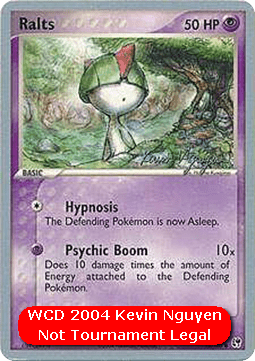 Pokemon TCG Ralts (WCD04 SS 74) Light Play Damage