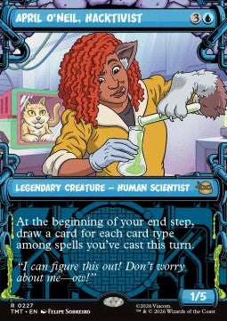 Magic The Gathering April O'Neil, Hacktivist (TMT 0227)