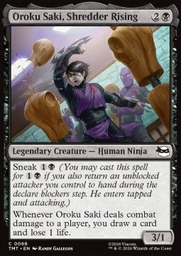 Magic The Gathering Oroku Saki, Shredder Rising (TMT 0068)