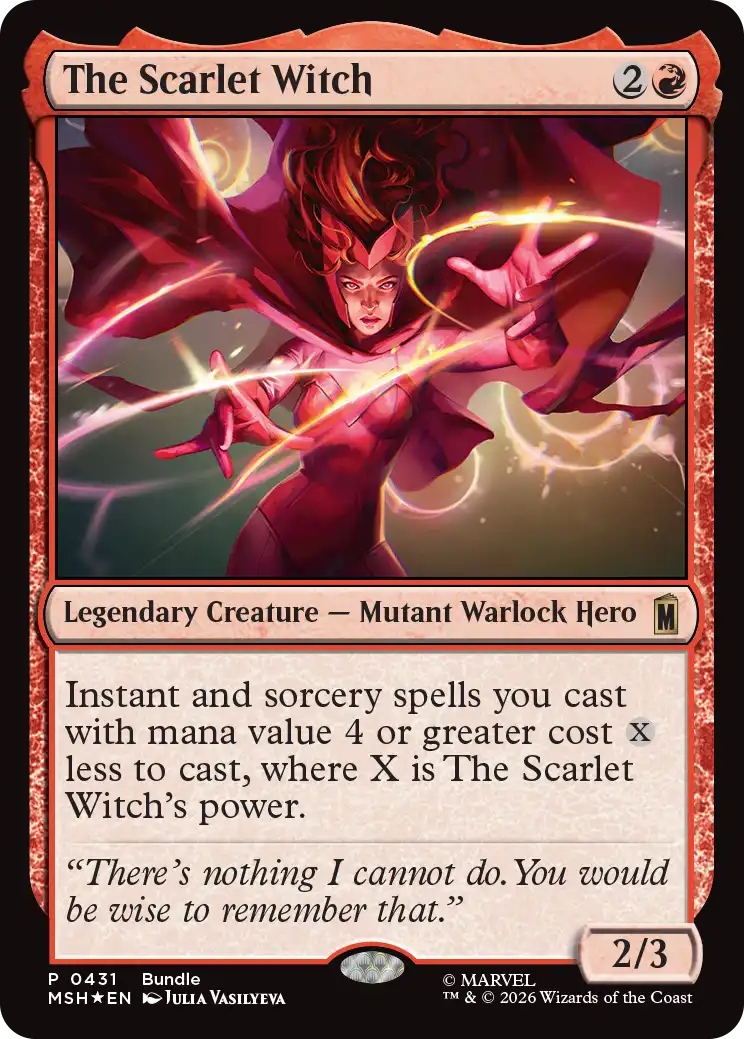 Magic The Gathering The Scarlet Witch (MSH 0431)