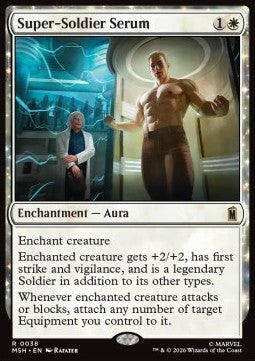 Magic The Gathering Super-Soldier Serum (MSH 0038)