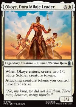 Magic The Gathering Okoye, Dora Milaje Leader (MSH 0027)