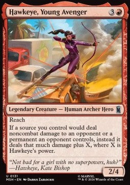 Magic The Gathering Hawkeye, Young Avenger (MSH 0131)
