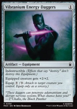 Magic The Gathering Vibranium Energy Daggers (MSH 0254)