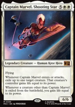Magic The Gathering Captain Marvel, Shooting Star (MSC 0589)