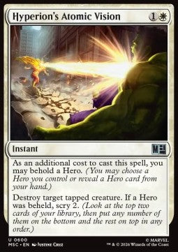 Magic The Gathering Hyperion's Atomic Vision (MSC 0600)