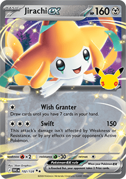Pokemon TCG Jirachi ex (30C 102)