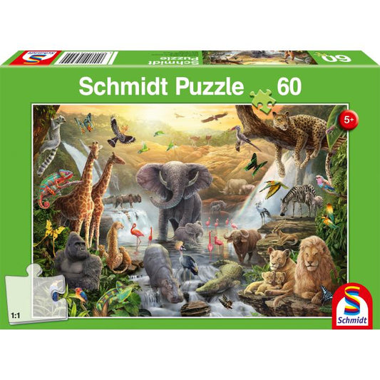Animals in Africa 60pc Puzzle