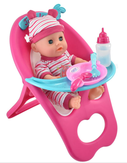 Baby Doll High Chair Playset