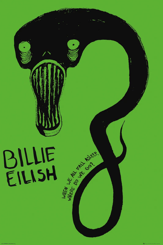 Billie Eilish Ghoul Poster