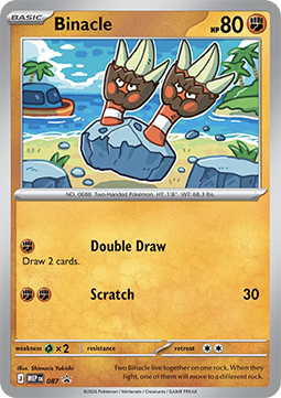 Pokemon TCG Binacle (MEP 087)