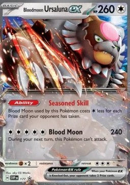 Pokemon TCG Bloodmoon Ursaluna ex (SVP 177)