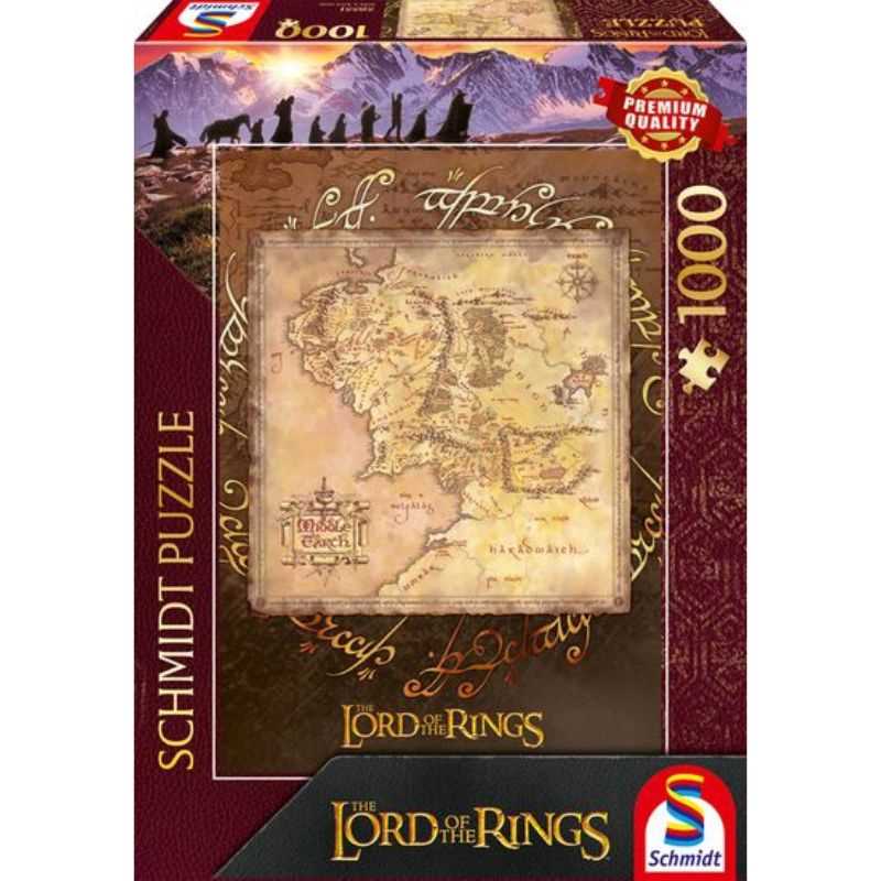 The Lord of the Rings: Middle Earth (1000pc) Puzzle