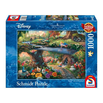 Thomas Kinkade: Disney Alice in Wonderland Puzzle (1000pc)