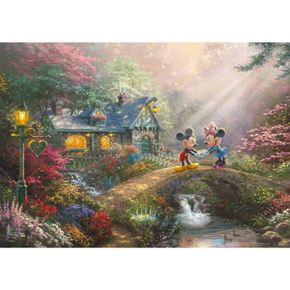 Thomas Kinkade: Disney Mickey and Minnie (500pc puzzle giftbox)