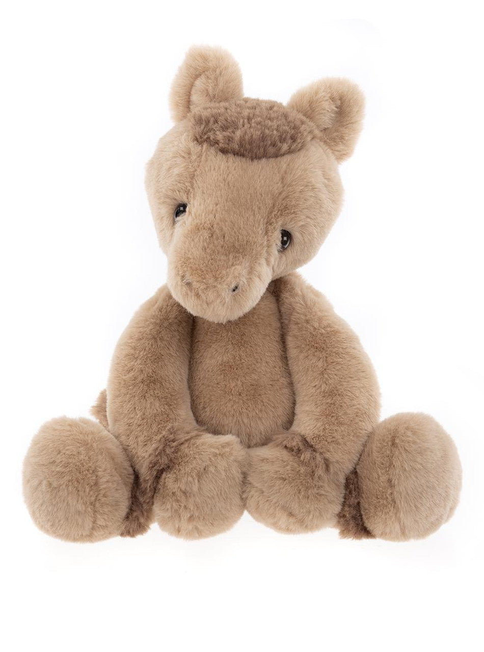 Charlie Bears Clip Clop Pony Oatmeal Brown Plush