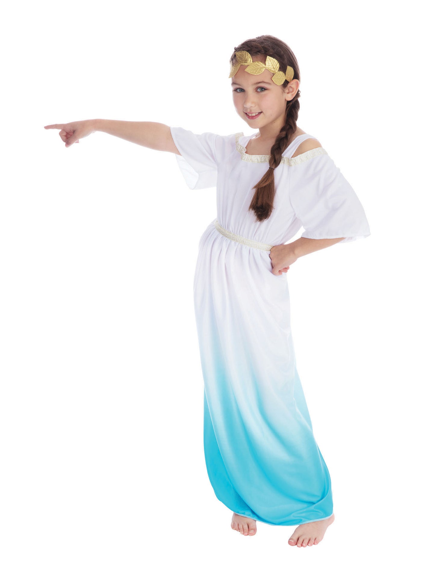 Childs Roman Goddess Costume (6-8)
