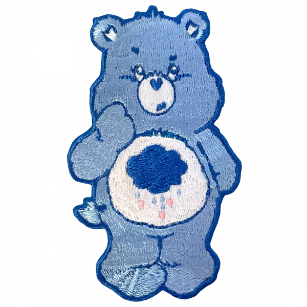 Classic Grumpy Bear Sew On Patch