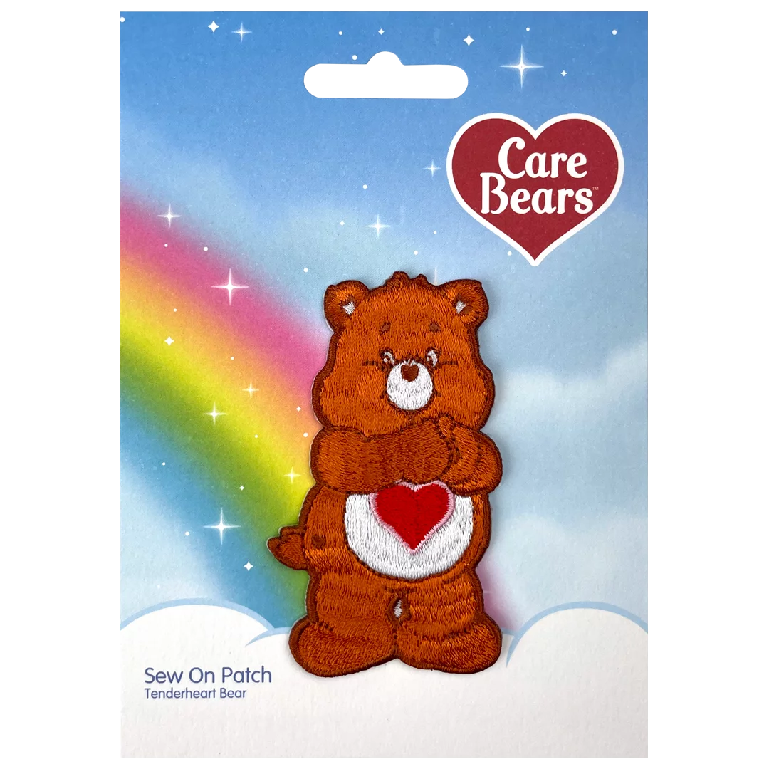 Classic Tenderheart Bear Sew On Patch