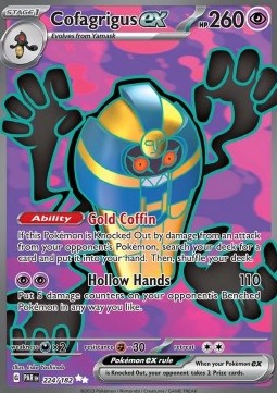 Pokemon TCG Cofagrigus ex (PAR 224)