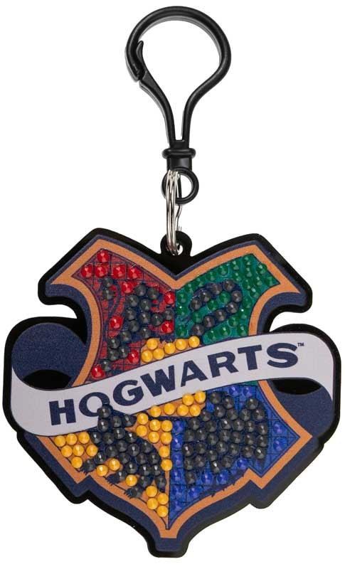 Craft Buddy - Hogwarts Badge Crystal Art Bag Charm