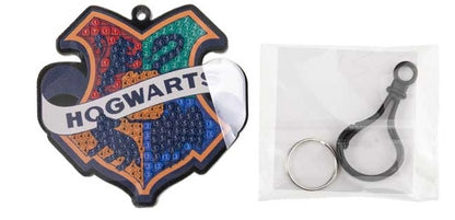 Craft Buddy - Hogwarts Badge Crystal Art Bag Charm