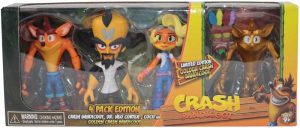 Crash Bandicoot Figure 4PK