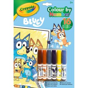 Crayola Bluey Colour by Numbers