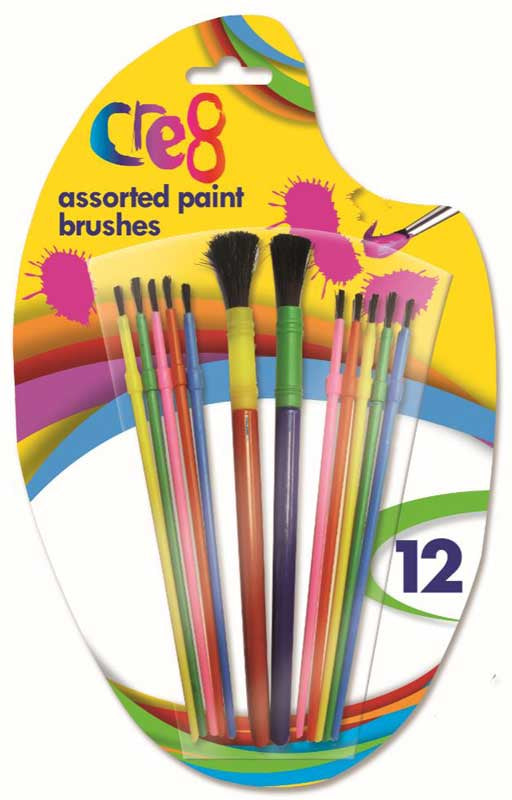 Cre8 Assorted Paint Brushes