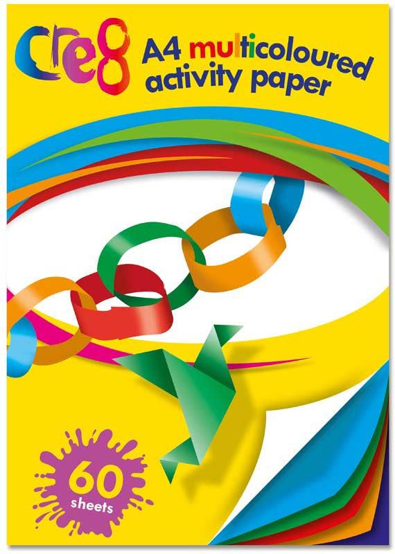 Cre8 Multi-Coloured Activity Paper