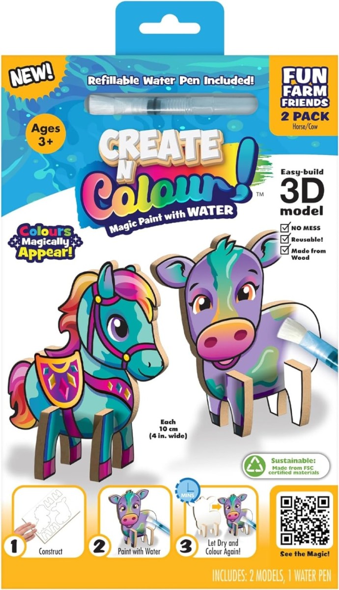 Create N Colour! Magic Paint With Water - Horse/Cow