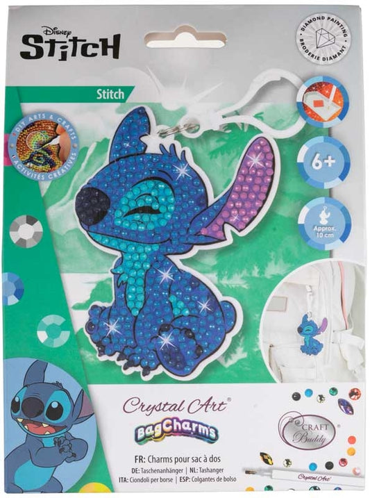 Crystal Art Buddies - Bag Charm - Stitch