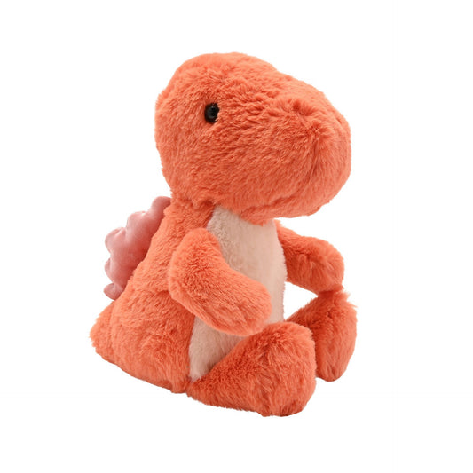 Daphne the Plush Sitting Orange Dinosaur 21cm