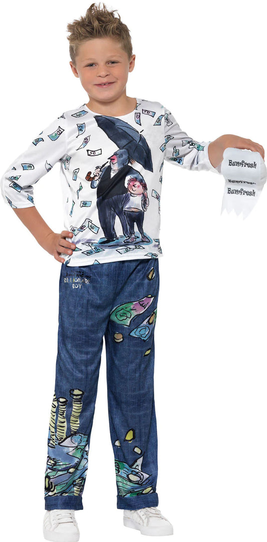 David Walliams Billionaire Boy Costume (S) 4-6